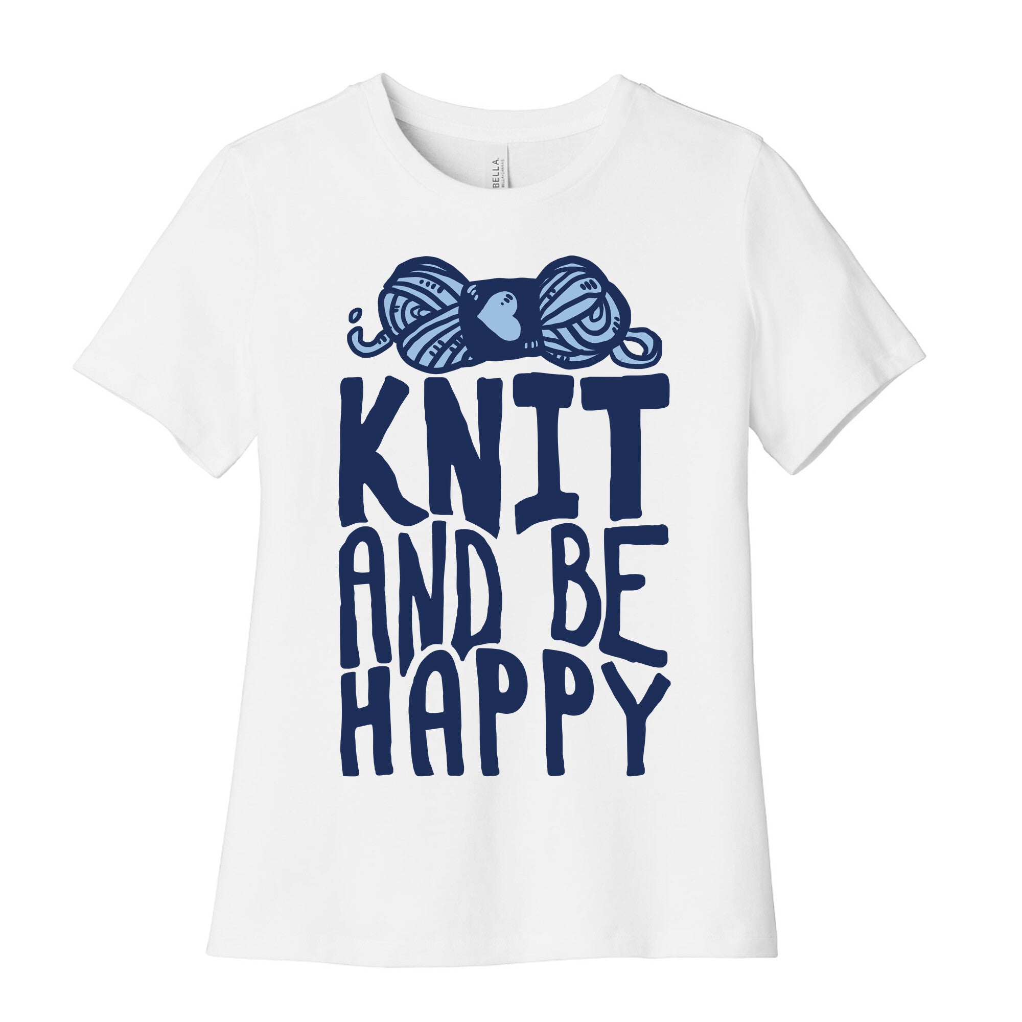 Knit And Be Happy Women's Cotton Tee